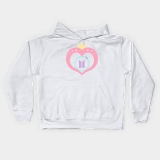 BTS magical girl charm pastel Kids Hoodie